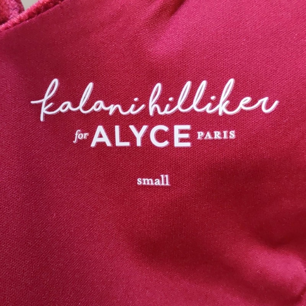 Kalani Hilliker / Alyce Paris One Shoulder Cranberry Short Dress Small - Picture 8 of 10